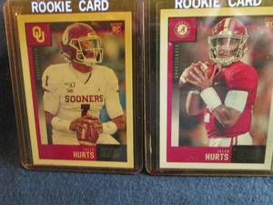 61. 2 2020 Jalen Hurts Rookie Card...