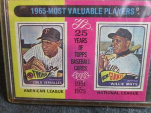 72. 1975 Topps Willie Mays Card...