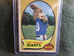 79. 1970 Topps Fran Tarkenton Card...