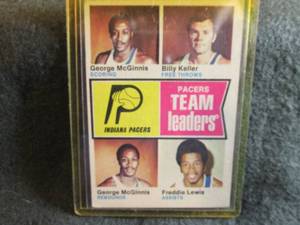 85. 1972 Topps George McGinnis Team...