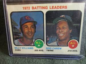 111. 1973 Topps Rod Carew Batting L...