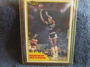 121. 1981 Topps George Gervin Card...