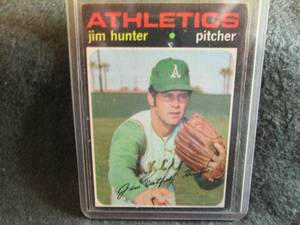 128. 1971 Topps Jim Hunter Card...