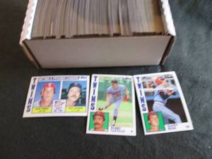 132. Box of 1984 Topps Minnesota Tw...