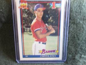 133. 1991 Topps Chipper Jones Rooki...