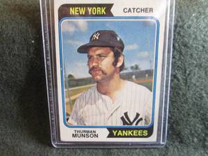 139. 1974 Topps Thurman Munson Card...