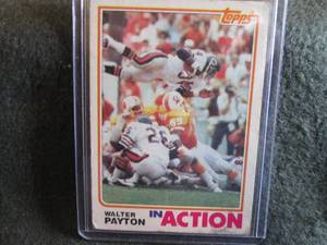 146. 1982 Topps Walter Payton Card...