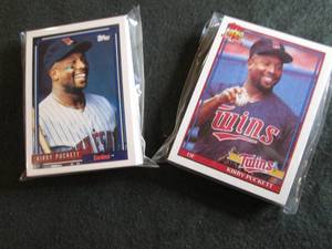 154. 1991 & 1992 Topps Twins Team S...