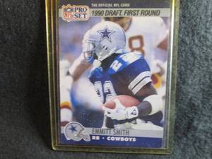155. 1990 Emmitt Smith Pro Set Rook...