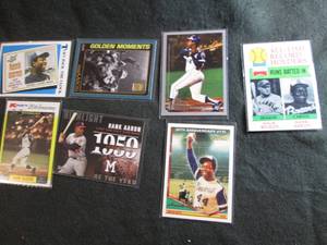 159. Hank Aaron Cards...