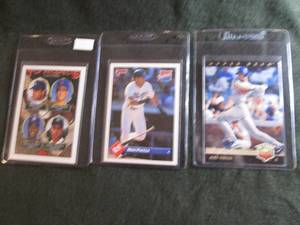 166. 3 Mike Piazza Rookie Cards...