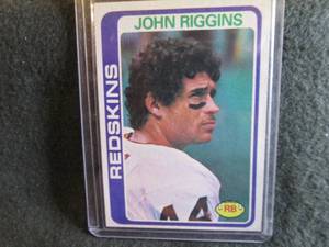 168. 1978 Topps John Riggins Card...