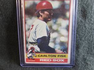 172. 1976 Topps Carlton Fisk Card...