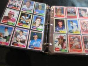 193. 1980 - 1986 Baseball Card Albu...