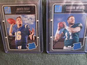 199. 2016 Donruss Carson Wentz & Ja...