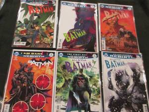 202. 6 Batman Comic Books...