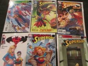 209. 6 SuperGirl Comic Books...