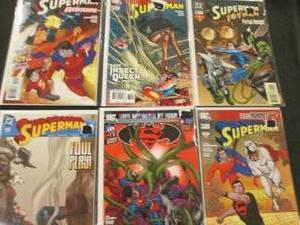 214. 6 SuperMan Comic Books...