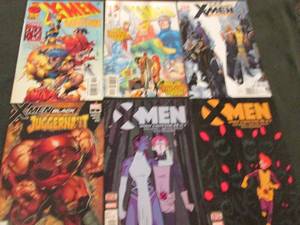 223. 6 X-Men Comic Books...