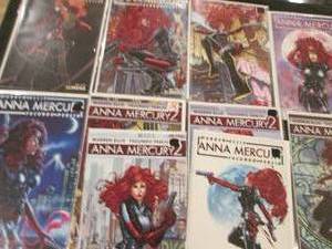 224. 10 Anna Mercury Comic Books...
