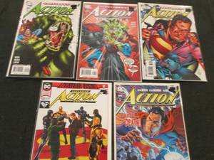 230. 5 Action Comics Books...