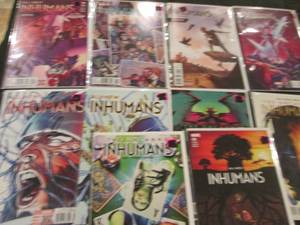232. 10 Inhumans Comic Books...