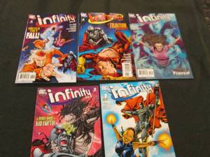 244. 5 Infinity Comic Books...