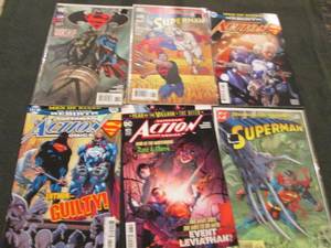 246. 6 SuperMan Comic Books...