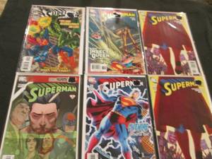 258. 6 SuperMan Comic Books...