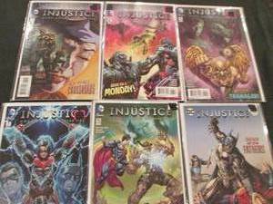 263. 6 InJustice Comic Books...