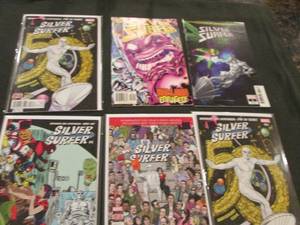269. 6 Silver Surfer Comic Books...