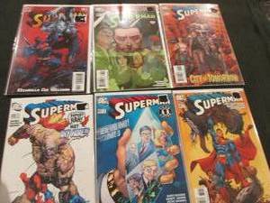 270. 6 SuperMan Comic Books...