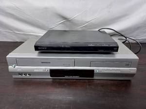 lot 34 image: Toshiba VHSDVD Player & Sony CDDVD Player