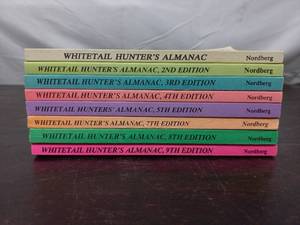 lot 37 image: Whitetail Hunters Almanac Editions 1-5, 7-9  Lot 2