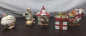 lot 87 image: Collection of misc. Fitz and Floyd Pieces