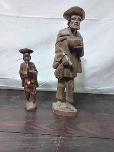 lot 93 image: Wooden Figurines