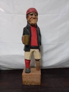 lot 100 image: Wooden Pirate