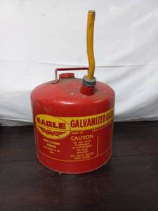 lot 106 image: Vintage Eagle Gas Can