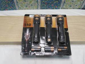 Duracell Durabeam Ultra LED Flashlight, 550 Lumens, 3-count