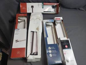 Lot of 5 Various Towel Bars