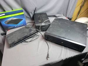 DVD Player, Router, RCA Home Theater Amplifier