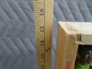 LACROSS WOODEN DISPLAY WITH DIE CAST CARS PLUS