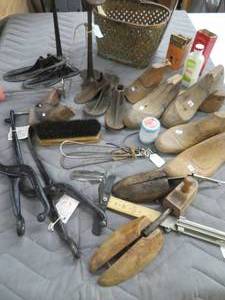 VINTAGE COBBLER  SHOE ITEMS