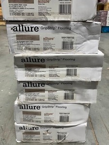 lot 36 image: 6 case Allure Khaki Oak Grip Strip Luxury Vinyl Plank Flooring  144 sq ft