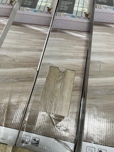 lot 44 image: 16 case Khaki Oak Grip Strip Luxury Vinyl Plank Flooring  384 Sq Ft