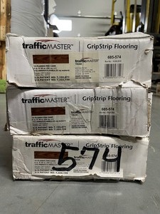 lot 45 image: 3 case TrafficMaster Teak - open boxes