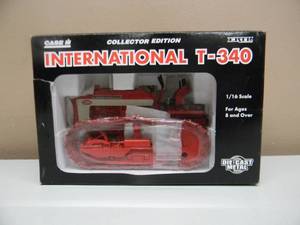 ERTL 116 SCALE DIE CAST METAL CASE IH INTERNATIONAL T-340 - IN BOX - AWESOME PIECE - SEE PICTURES