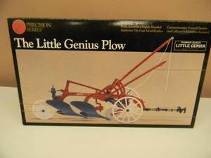 ERTL PRECISION SERIES 116 SCALE DIE CAST THE LITTLE GENIUS PLOW - NEW IN BOX - AWESOME PIECE - SEE PICTURES