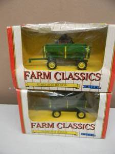 ERTL 143 SCALE FARM CLASSICS FLARE BOX WAGONS - NEW IN BOX - AWESOME PIECE - SEE PICTURES