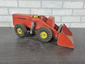 lot 1268 image: 1950s Ny-Lint HOUGH Steel Payloader Toy - Approx. 17 Long